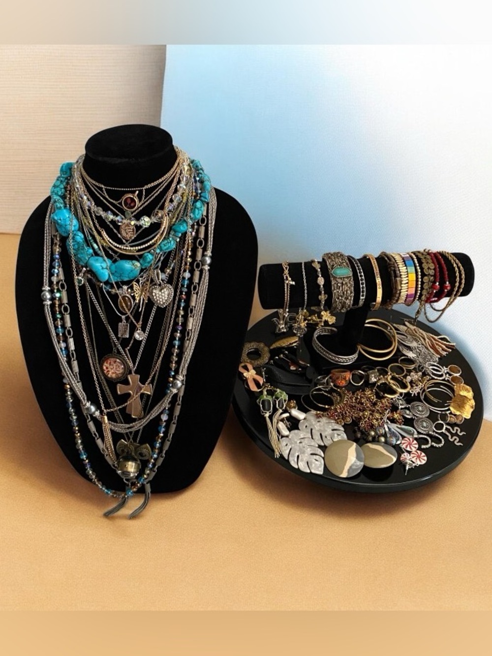 74 piece mixed jewelry lot(RESERVED)